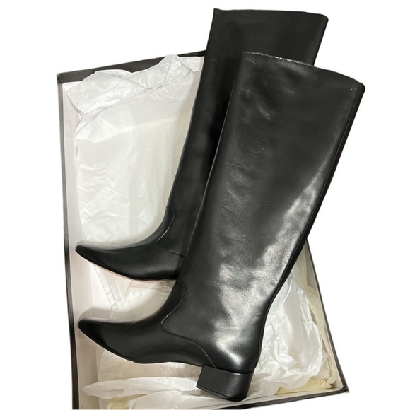 J.CREW Roxie knee-high riding square toe boots tall size 5 Roxy - Picture 10 of 12